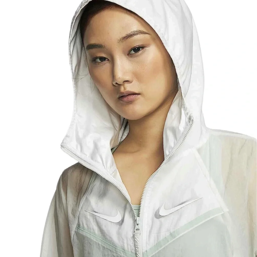 Nike Sportswear Women's Cropped  Woven Windbreaker Jacket Size S - Picture 3 of 16